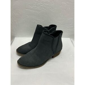 NIB Kensie Gerona Womens Black Ankle Boots Booties Leather Zip Up, SIZE‎ - 8